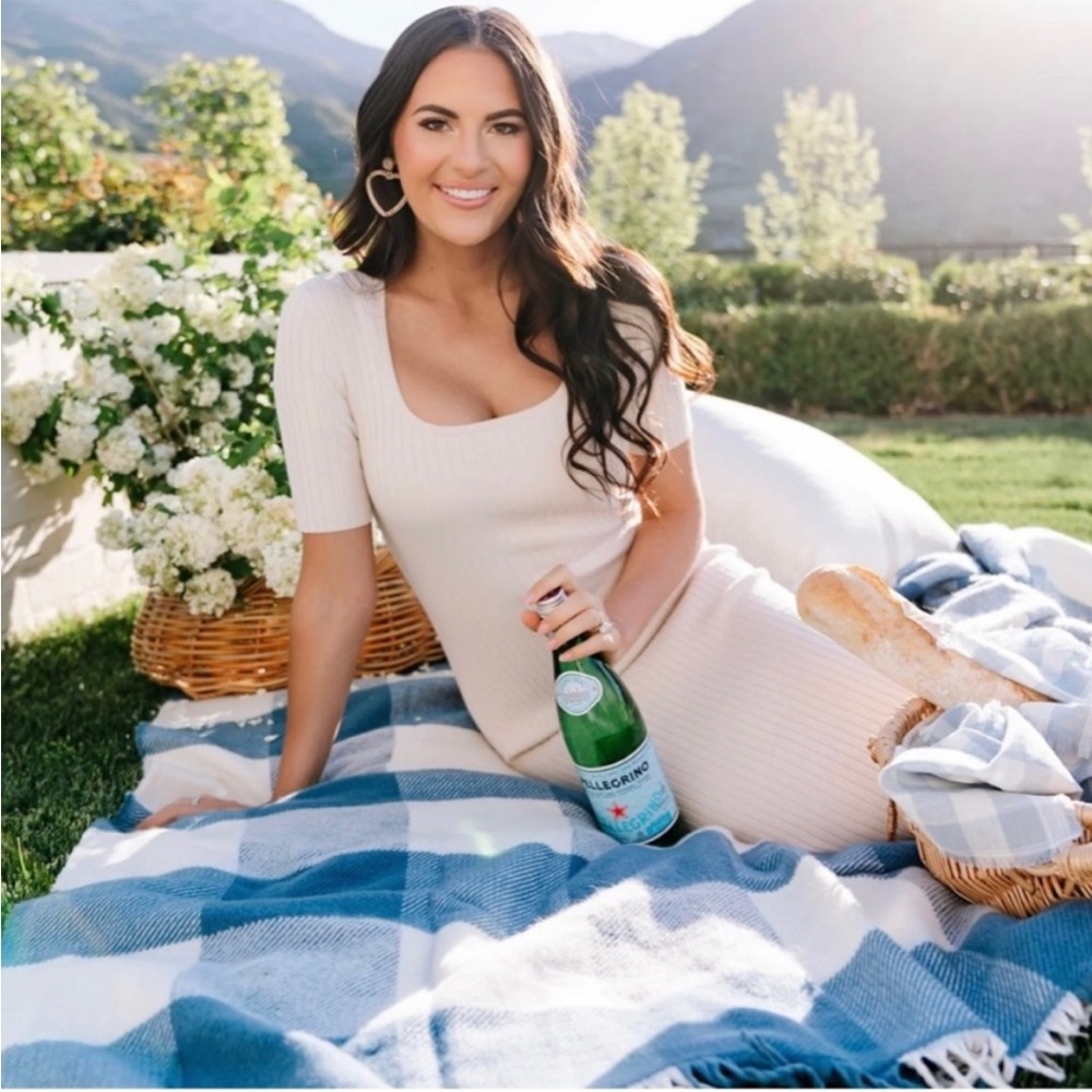 Rachel Parcell Cream Knit Dress